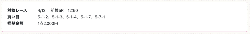 チャリ活_無料予想