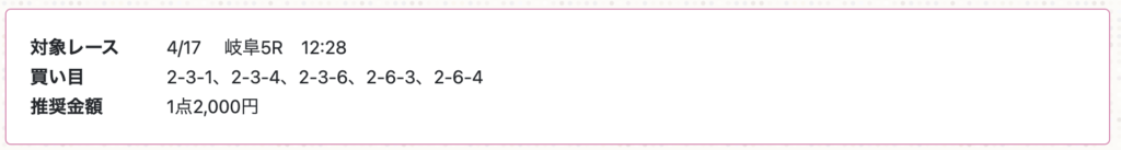チャリ活_無料予想
